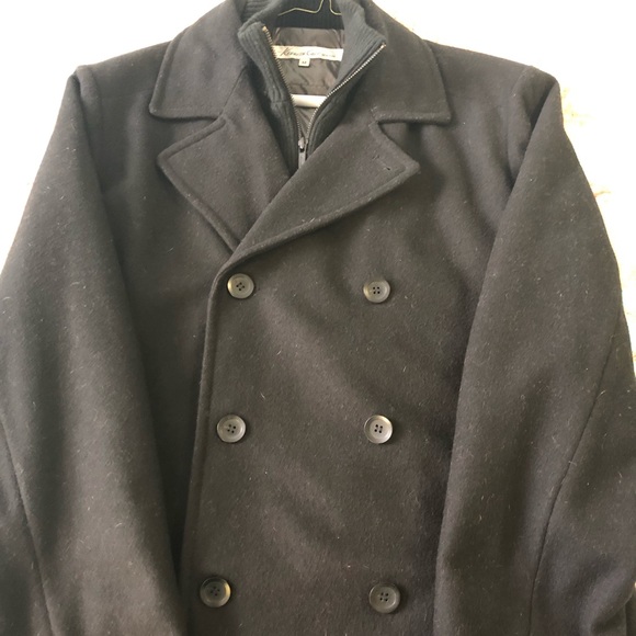Kenneth Cole Pea Coat - Black - Picture 1 of 3